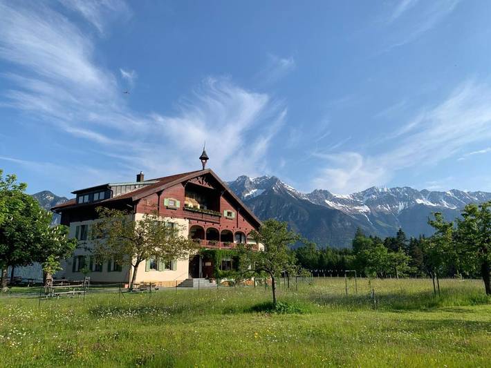 Hotel für 2 Personen, mit Balkon und Terrasse sowie Garten und Ausblick