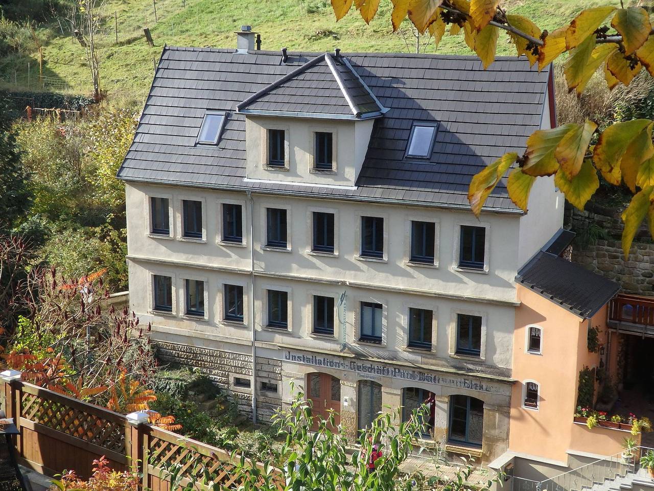 Ganze Ferienwohnung, Herberge Landstreicher - Ferienwohnung B, 1 Schlafraum in Königstein, Elbsandsteingebirge