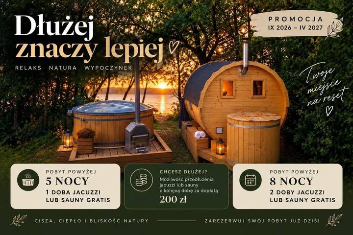 Dom dla 9 osób, z Balkon i Taras oraz Jacuzzi i Ogród w Jezioro Żarnowieckie