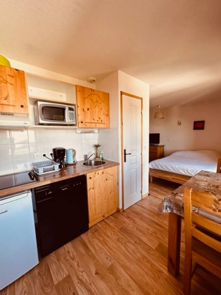 Estudio entero, Estudio 'Le Bouquetin 304' para 2 personas en Les Balcons du Recoin in Chamrousse, Parque Nacional de los Ecrins