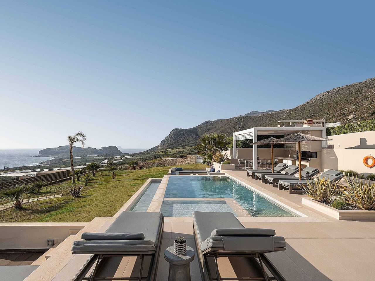 Villa für 6 Personen mit Pool in Falassarna, Chania und Umgebung