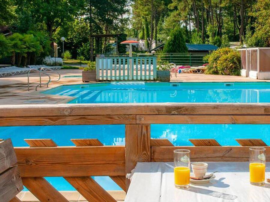 Camping La Dune Blanche - Mobilheim 6 personen - Comfort | 3 Schlafz. | 6 Pers. | Erhöhte Terrasse in Camiers, Montreuil und Umgebung