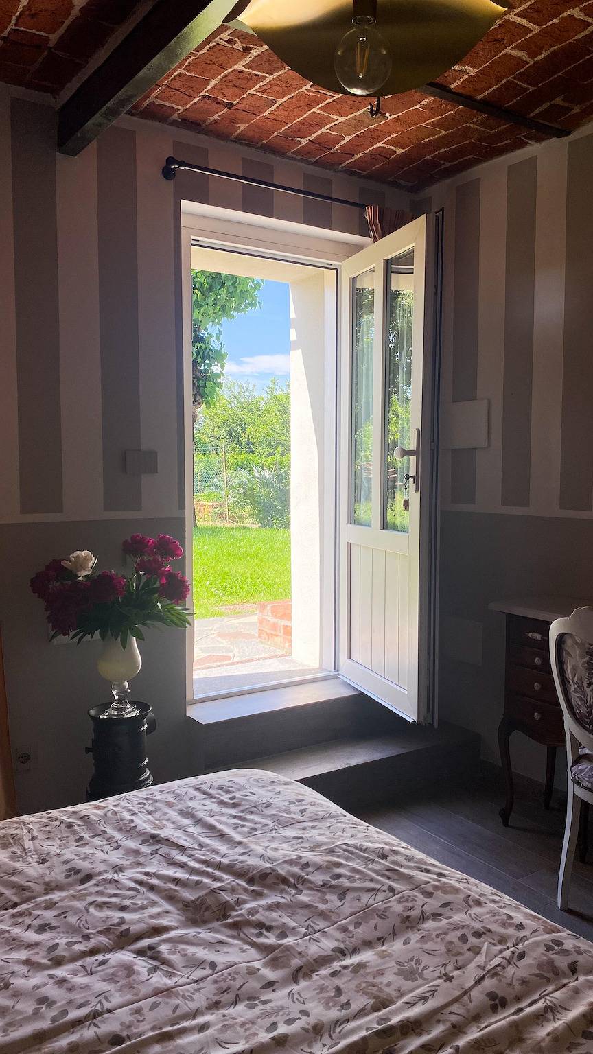 Chambre "Pistapeijvri" avec jardin privé, Wi-Fi et climatisation in Quargnento, Province d'Alexandrie