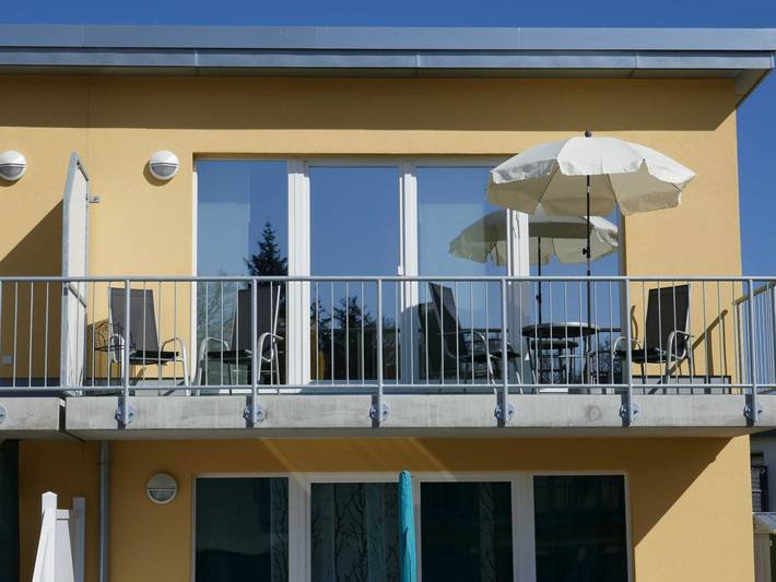 Ferienwohnung für 4 Personen, mit Balkon, kinderfreundlich in Gelbensande