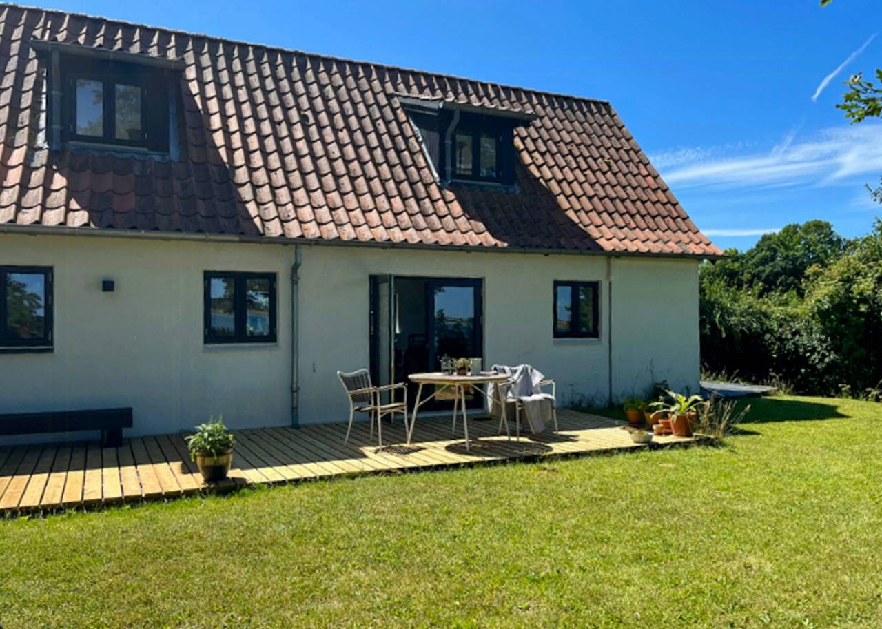 Ferienhaus mit Blick auf die Dalby Bay in Mesinge, Kerteminde und Umgebung