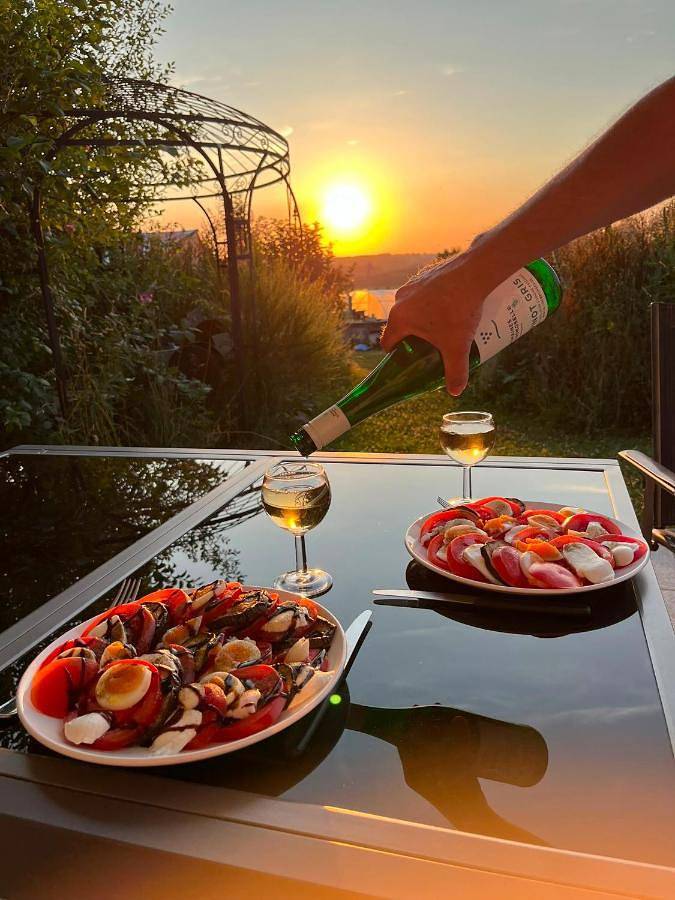 Appartement de vacances pour 4 personnes, avec Terrasse ainsi que Jardin et Vue