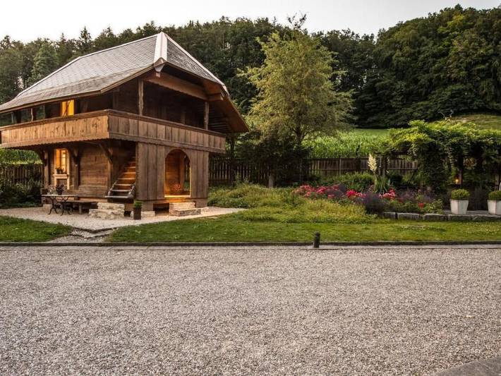 Ferienhaus für 2 Personen, mit Balkon und Garten sowie Ausblick in Emmental