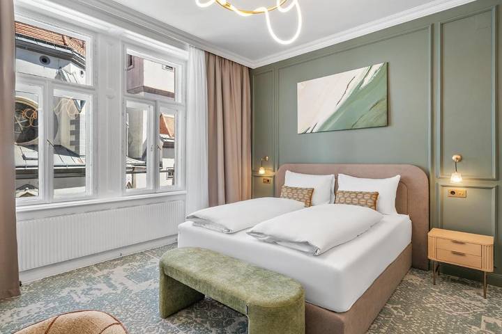 BnB für 2 Personen, mit Ausblick und Balkon in Wien