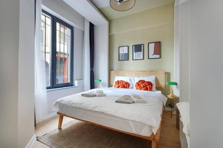 Apartamento entero, Air-conditioned, WiFi, 1 bedroom and 1 living room apartment in Galata. in Beyoğlu, Estambul