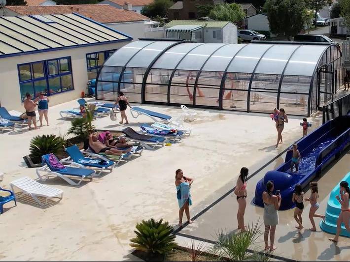 Camping voor 8 personen, met kinderzwembad in Bretignolles-sur-Mer