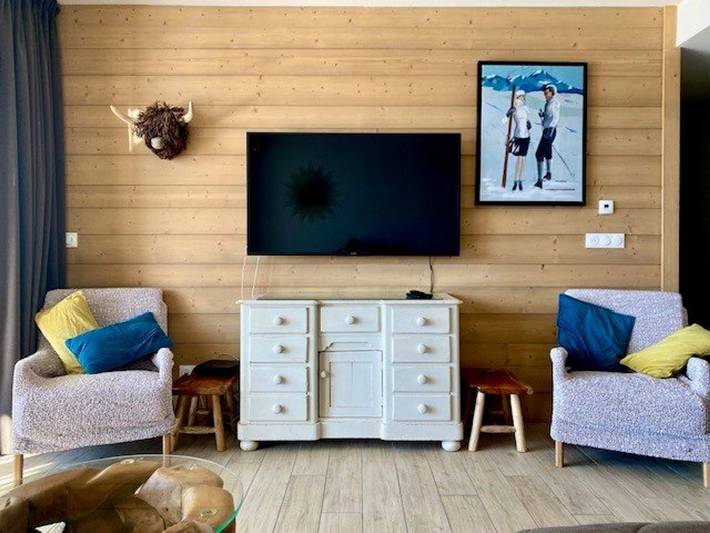 Gîte pour 6 personnes, avec piscine ainsi que terrasse et sauna dans Arc 1600 - 3