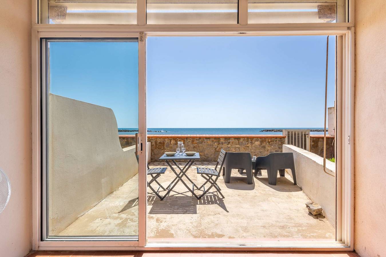 Ferienhaus für 3 Personen mit Balkon/Terrasse in Valras-Plage, Mittelmeerküste (Frankreich)