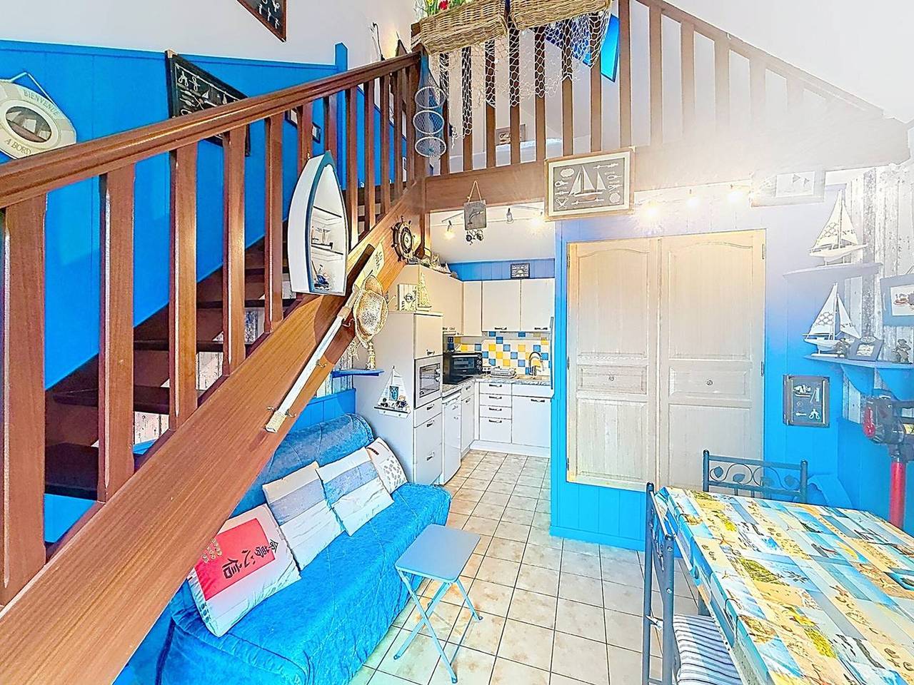 Ganze Wohnung, Duplex mit Garten, 4 Personen, 400m zum Strand - Merville Franceville in Merville-Franceville-Plage, Caen und Umgebung