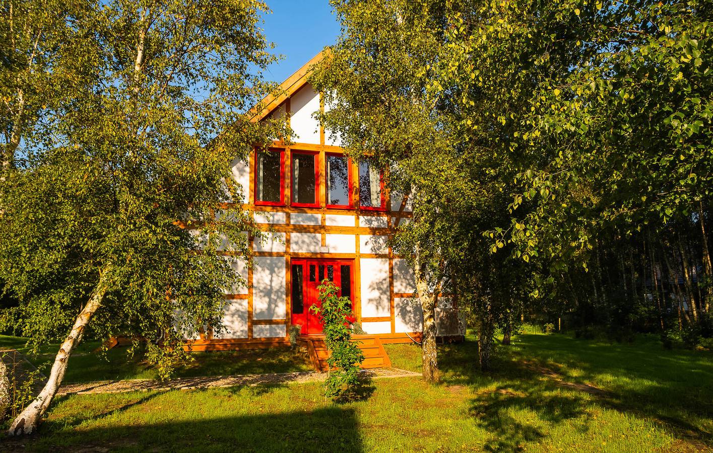 Ferienhaus für 5 Personen mit Terrasse in Rowy, Garder See (Polen)