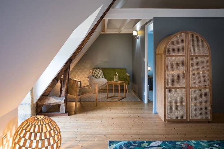 Gîte pour 4 personnes, avec terrasse ainsi que piscine et jardin à Malansac - 4