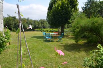 Gîte pour 5 personnes, avec terrasse et jardin à Angé