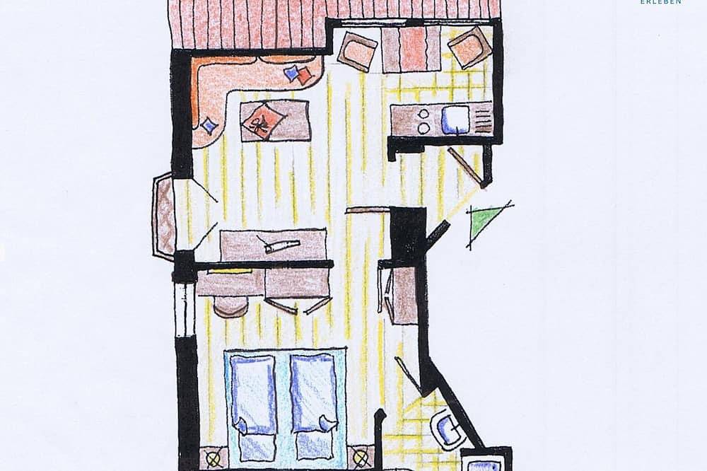 Farbenfroh gestaltete Ferienwohnung im Zentrum, ideal für Paare — Bild 3