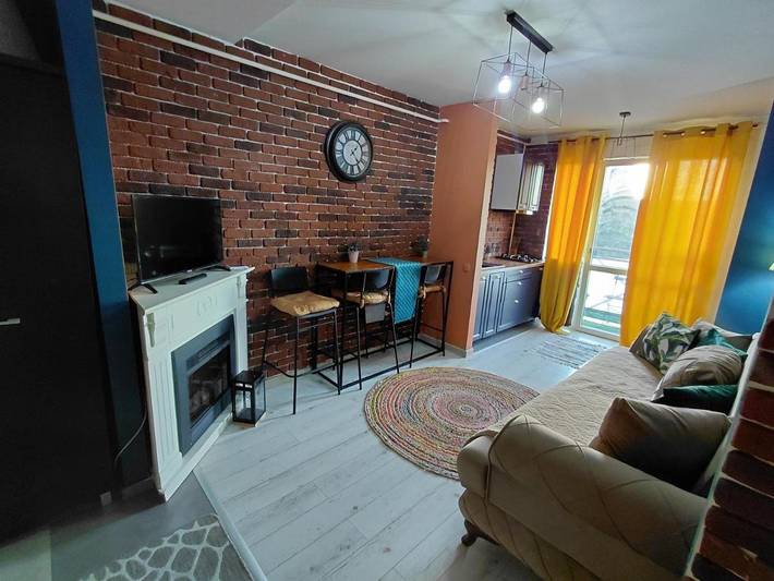 Appartement de vacances pour 5 personnes, avec Balcon ainsi que Terrasse et Vue
