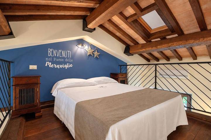 Ganze Wohnung, Il Perugino | Agriturismo mit überdachtem Patio in Paciano, Perugia Provinz