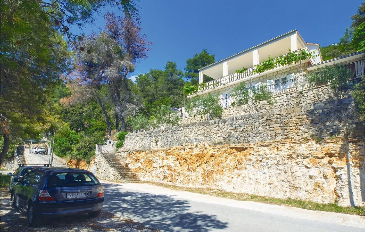 Ferienhaus für 10 Personen mit Ausblick in Pucisca, Brac