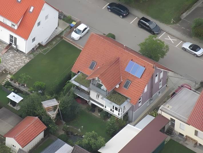 Ferienwohnung für 6 Personen, mit Balkon und Seeblick in Stetten