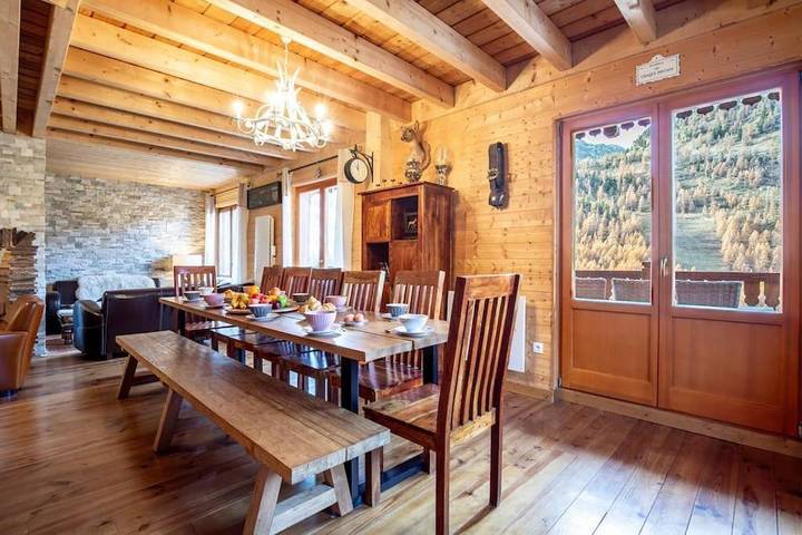 Chalet pour 12 personnes, avec balcon et vue - 1