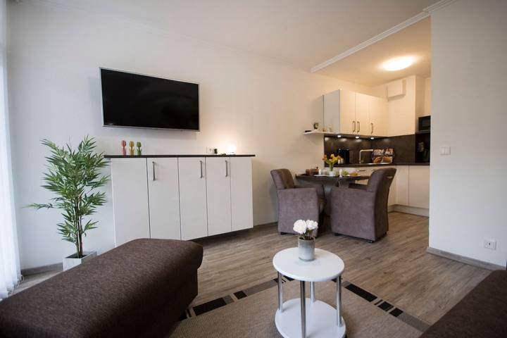 Ferienwohnung für 2 Personen, mit Balkon und Sauna, mit Haustier in Sahlenburg - 4