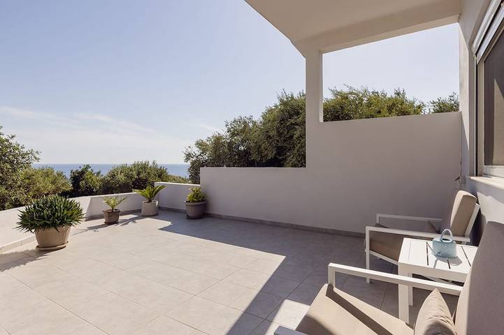 Ferienhaus für 4 Personen, mit Garten und Balkon