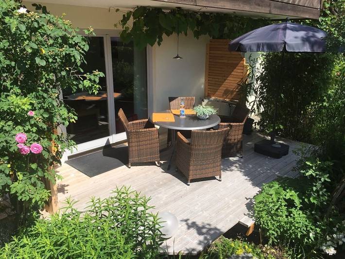 Ferienhaus für 2 Personen, mit Terrasse und Garten in Ofterschwang
