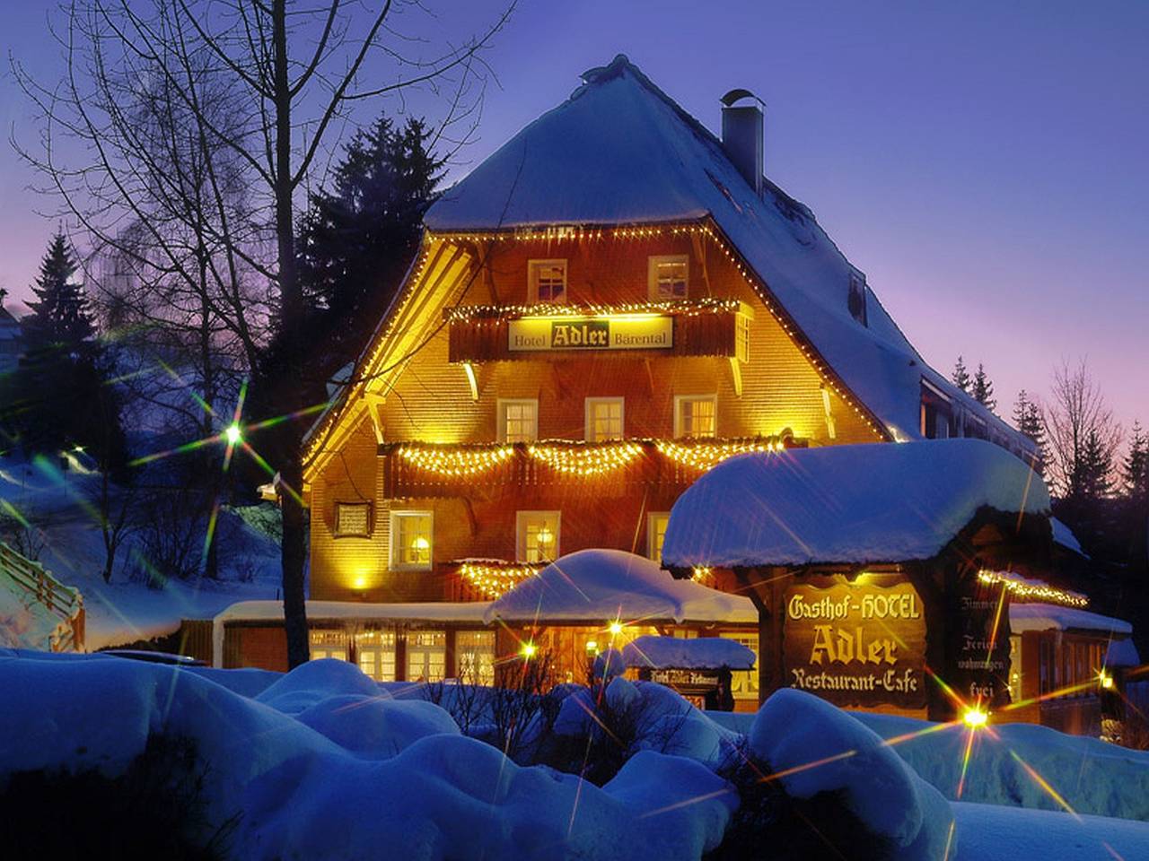 Hotel Adler Bärental - Doppelzimmer Standard in Feldberg, Forêt-Noire du Sud