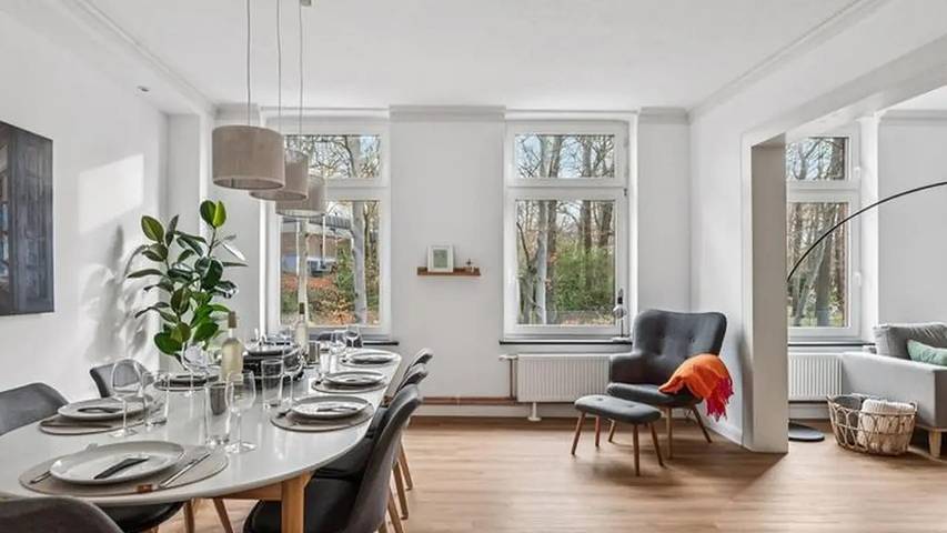 Ferienwohnung für 8 Personen, mit Balkon und Sauna am Dieksee