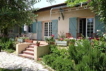 Gîte pour 7 personnes, avec terrasse et jardin à Vendargues