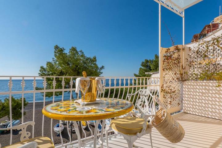Chambre d’hôte pour 2 personnes, avec terrasse et vue à Positano