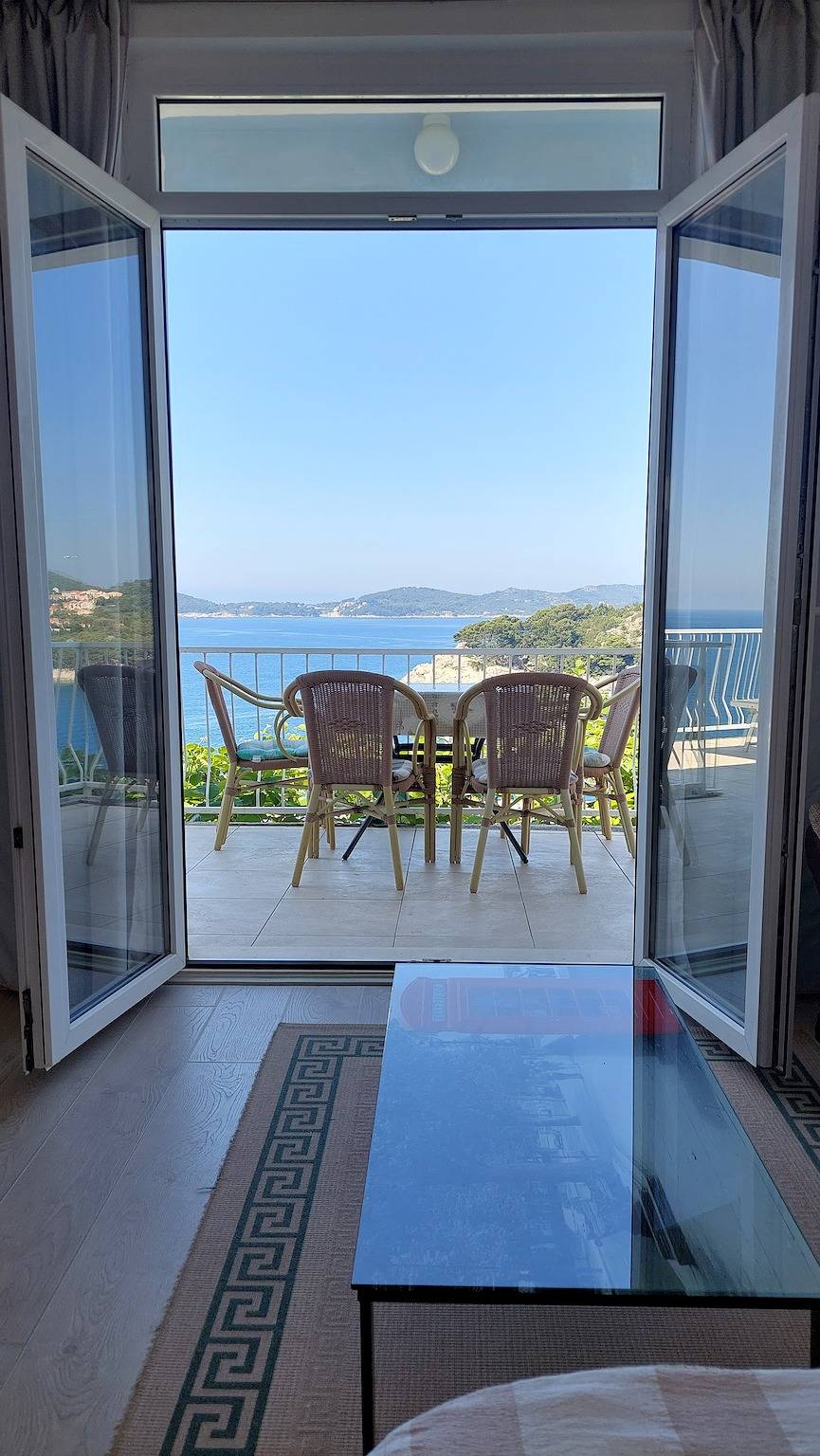 Ganze Wohnung, Ferienwohnung für 4 Personen mit Meerblick in Zaton, Grad Dubrovnik