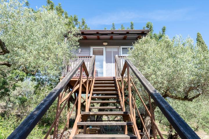 Cabaña de madera para 2 personas, con jardín en Tierras del Ebro - 2