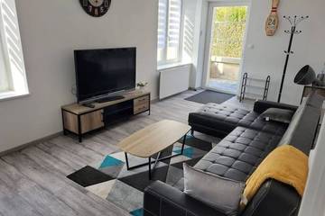 Gîte pour 5 personnes, avec balcon à Uxegney
