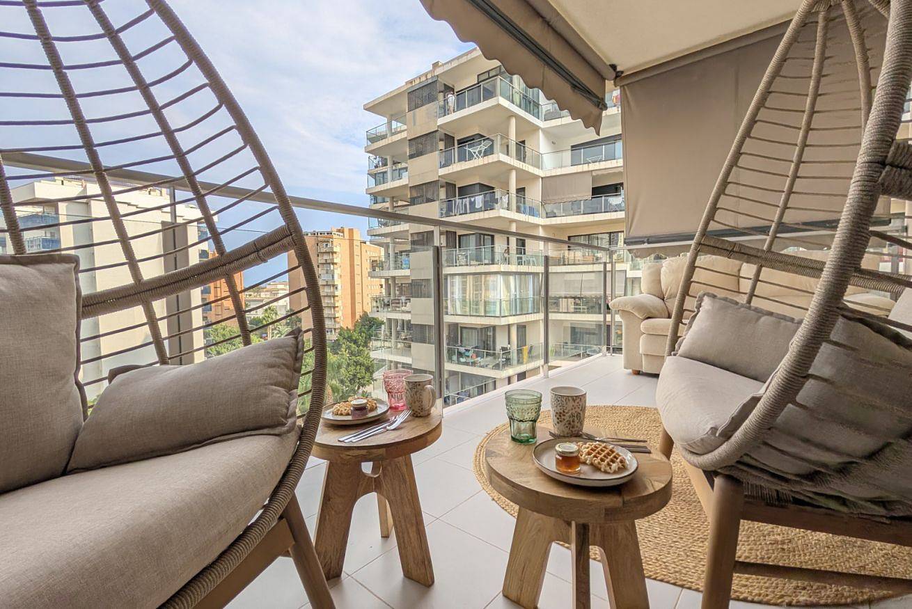 Geheel appartement, Vakantieappartement voor 4 personen met balkon/terras in La Cala de Finestrat, Villajoyosa