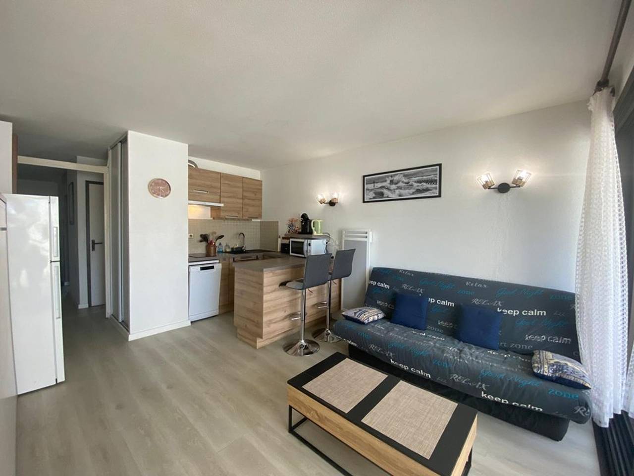 Ganze Wohnung, Appartement T2 sur le Port de Capbreton avec Véranda et Parking - Idéal pour 4 Personnes in Capbreton, Côte d’Argent