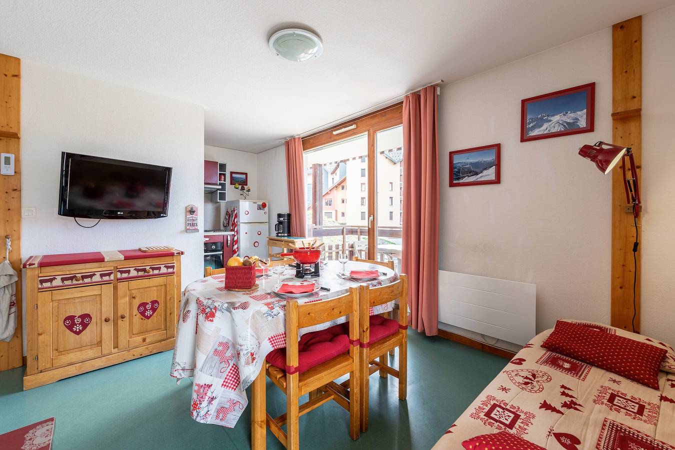 Apartamento entero, Apartamento 'Appartement Bdl' con vistas a la montaña y balcón in Saint-François-Longchamp, Le Grand Domaine