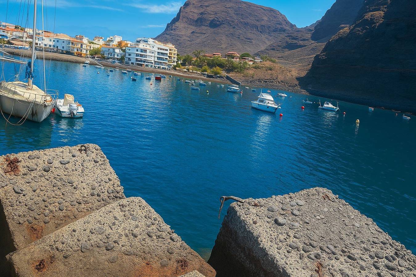 Ferienhaus 'Palmar La Gomera' mit privater Terrasse und Wlan in La Puntilla, Valle Gran Rey