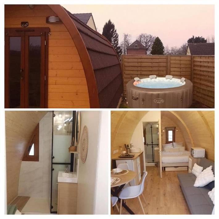 Location de vacances pour 3 personnes, avec jardin ainsi que vue et terrasse, animaux acceptés à Auppegard - 2