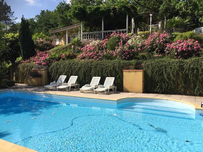 Gîte pour 5 personnes, avec balcon ainsi que jardin et piscine - 1