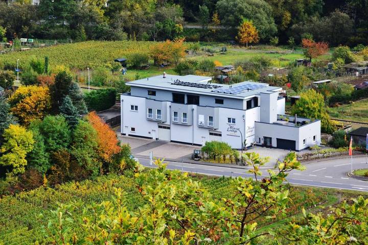 Ferienwohnung für 4 Personen, mit Balkon und Terrasse sowie Seeblick und Ausblick in Dernau