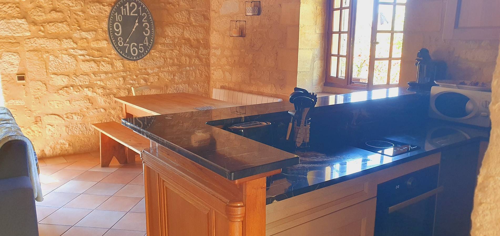 Charaktervolles Haus mit Terrasse und privatem Pool im Zentrum von Domme in Domme, Périgord Noir