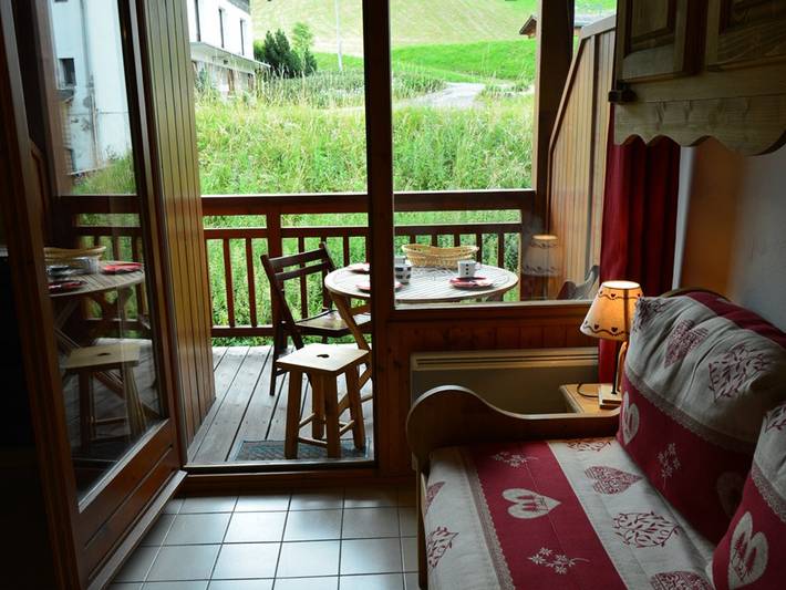Location de vacances pour 4 personnes, avec Balcon à Crest-Voland