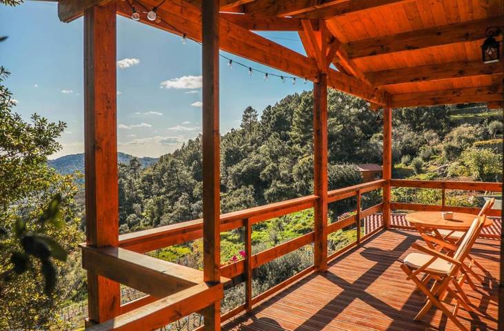 Casa rural para 4 personas, con piscina además de vistas y jardín en Portalegre