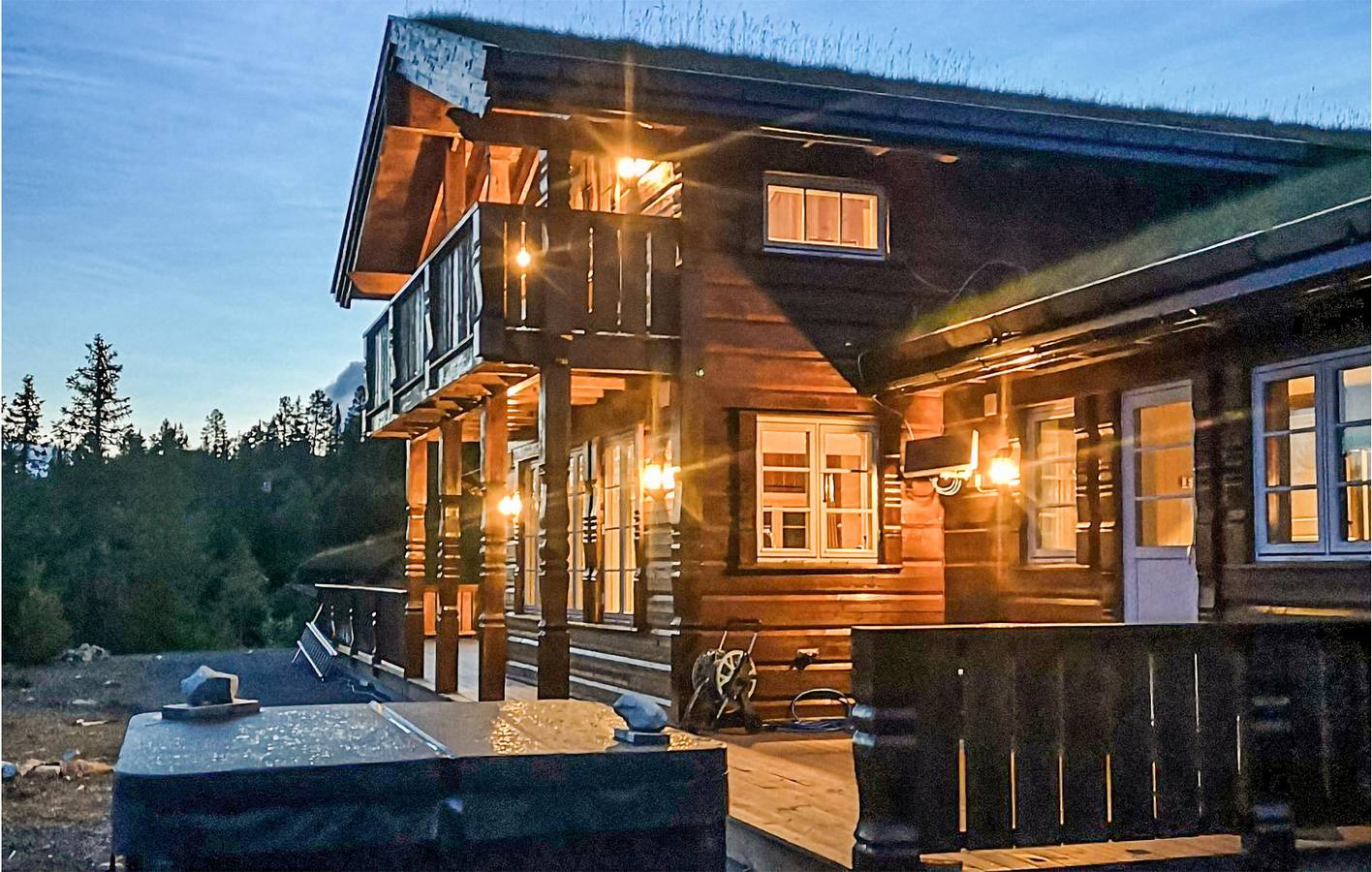Ferienhaus für 9 Personen mit Sauna in Hjartdal