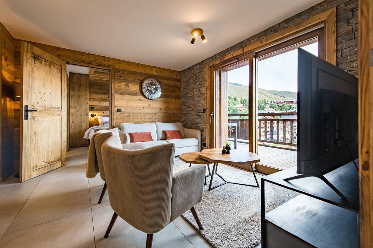 Appartement de vacances entier, Appartement 6 personnes dans une résidence neuve sur le front de neige in La Toussuire, Fontcouverte-la-Toussuire