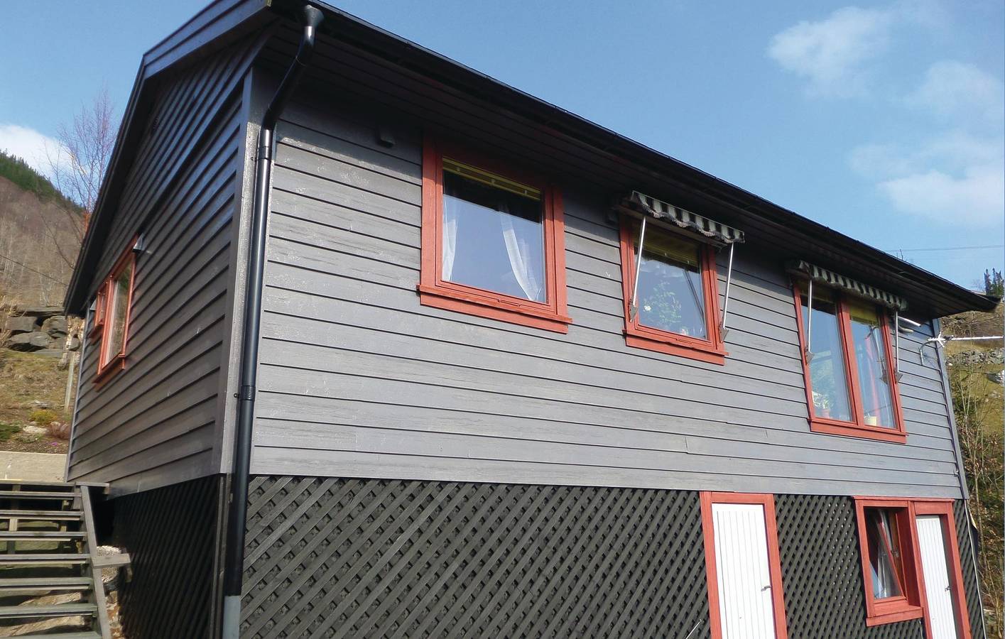 Maison de vacances pour 5 personnes avec jardin in Kvam