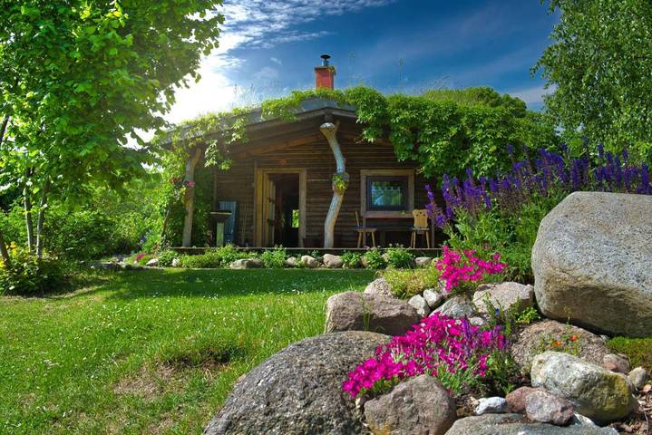 Ferienhaus für 6 Personen, mit Balkon und Terrasse sowie Garten und Ausblick in Penzlin